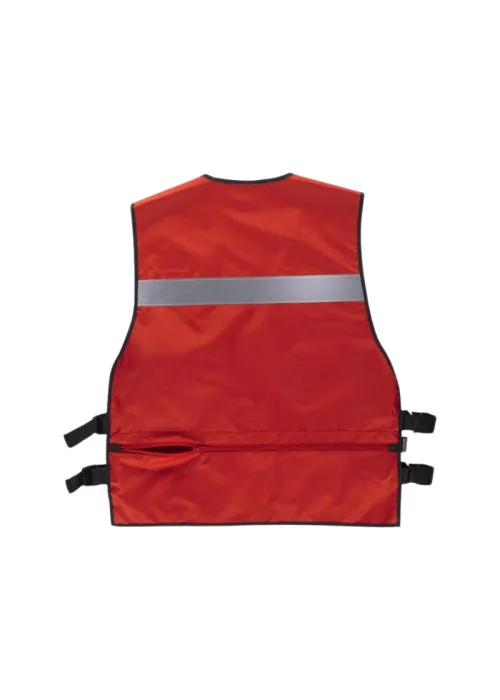 Chaleco de Seguridad de Alta Visibilidad con Ajustes Laterales y Cintas Reflectantes Chaleco de Seguridad de Alta Visibilidad con Ajustes Laterales y Cintas Reflectantes