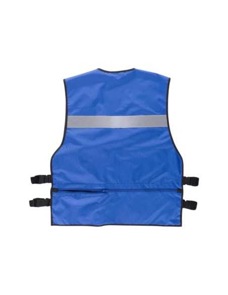 Chaleco de Seguridad de Alta Visibilidad con Ajustes Laterales y Cintas Reflectantes