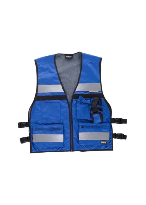 Chaleco de Seguridad de Alta Visibilidad con Ajustes Laterales y Cintas Reflectantes Chaleco de Seguridad de Alta Visibilidad con Ajustes Laterales y Cintas Reflectantes