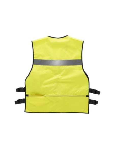Chaleco de Seguridad de Alta Visibilidad con Ajustes Laterales y Cintas Reflectantes