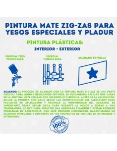 Pintura de Acabado Mate para Yesos Zig-Zas 2