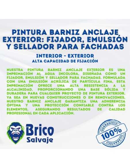 Guardia: Fijador para Exteriores con Barniz, Emulsión y Sellador para Fachadas