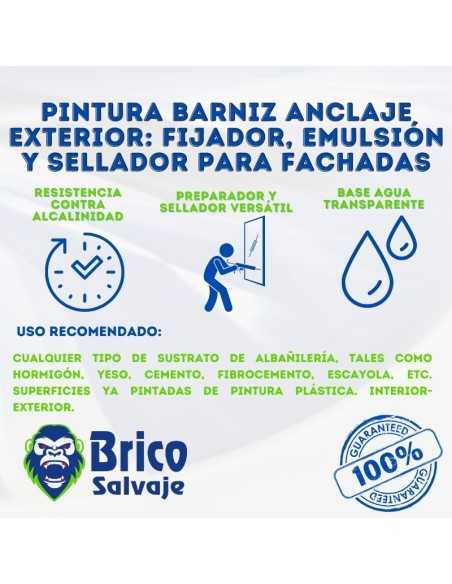 Barniz, Emulsión y Sellador para Exteriores: Fijador Fachada Guardia