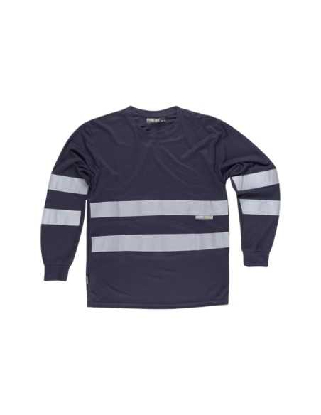 Camiseta Manga Larga con Cintas Reflectantes
