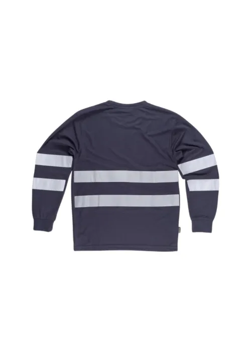 Camiseta Manga Larga con Cintas Reflectantes Camiseta Manga Larga con Cintas Reflectantes