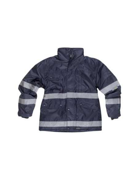 Parka Acolchada con Cintas Reflectantes