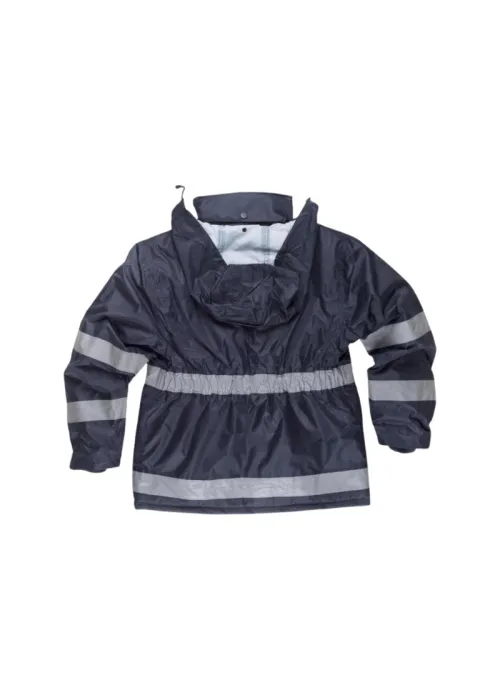 Parka Acolchada con Cintas Reflectantes