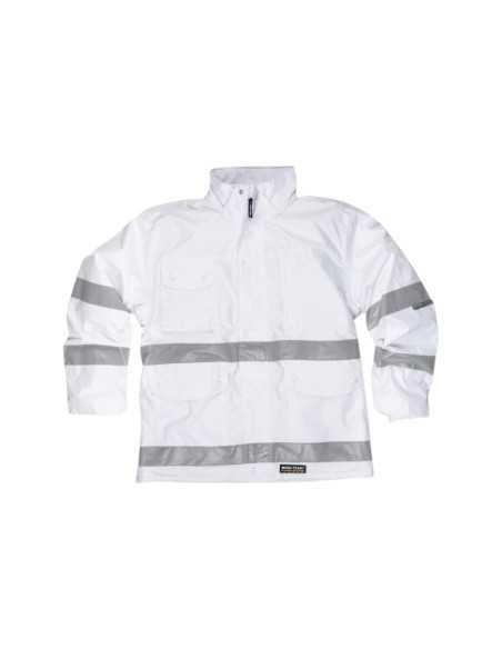 Parka Acolchada con Cintas Reflectantes