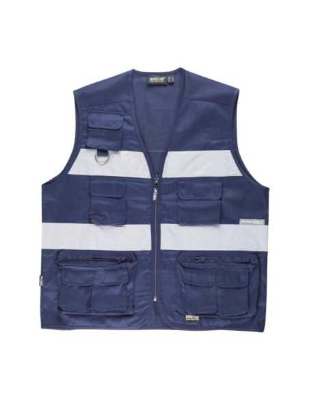 Chaleco Combinado Multibolsillos con Bandas Reflectantes