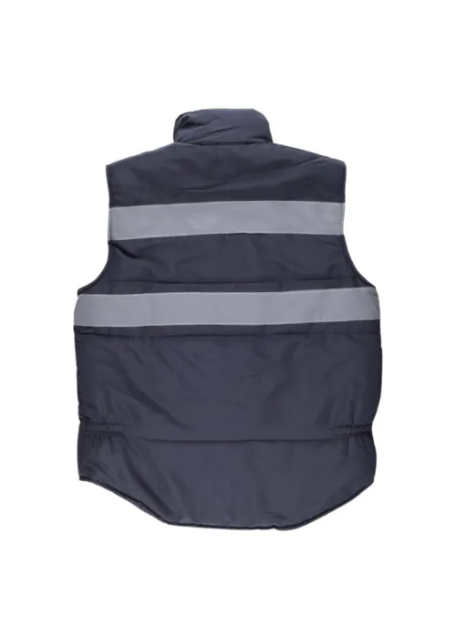 Chaleco Multibolsillos Acolchado con Bandas Reflectantes