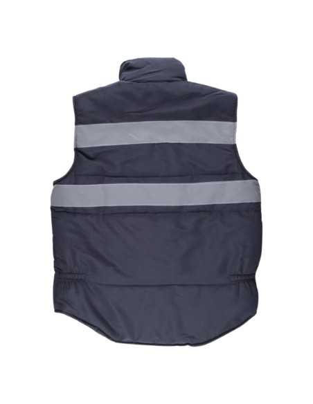 Chaleco Multibolsillos Acolchado con Bandas Reflectantes
