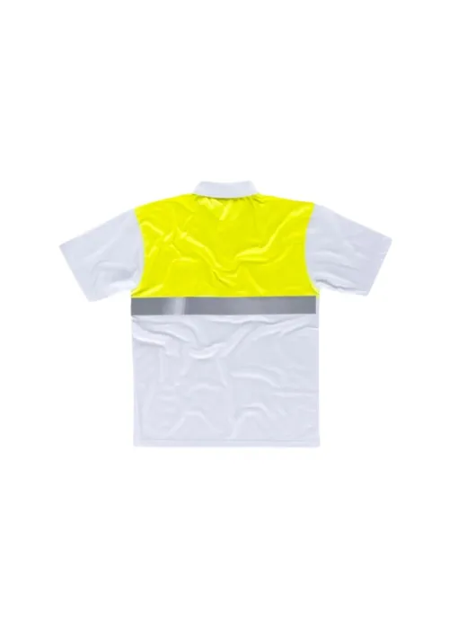 Polo manga corta combinado AV