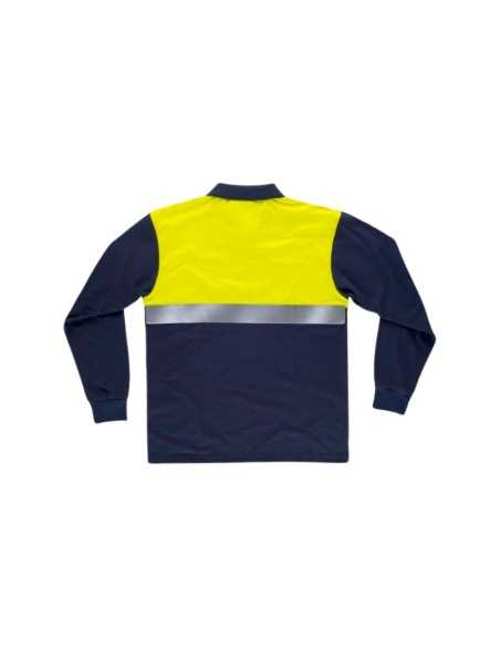 Polo manga larga combinado AV