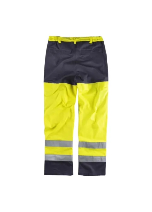 Pantalón Ignífugo con Refuerzos Alta Visibilidad Reflectante