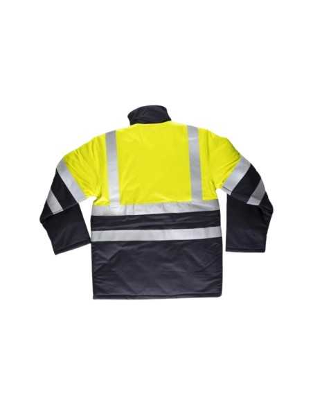 Parka Ignífuga de Alta Visibilidad Reflectante