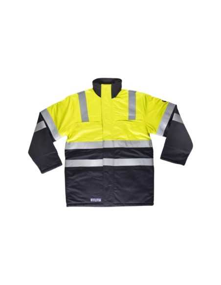 Parka Ignífuga de Alta Visibilidad Reflectante