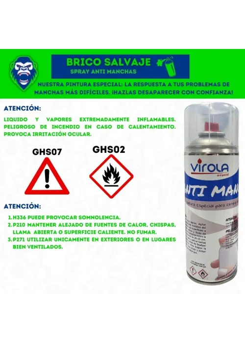 Spray de Secado Instantáneo para Manchas