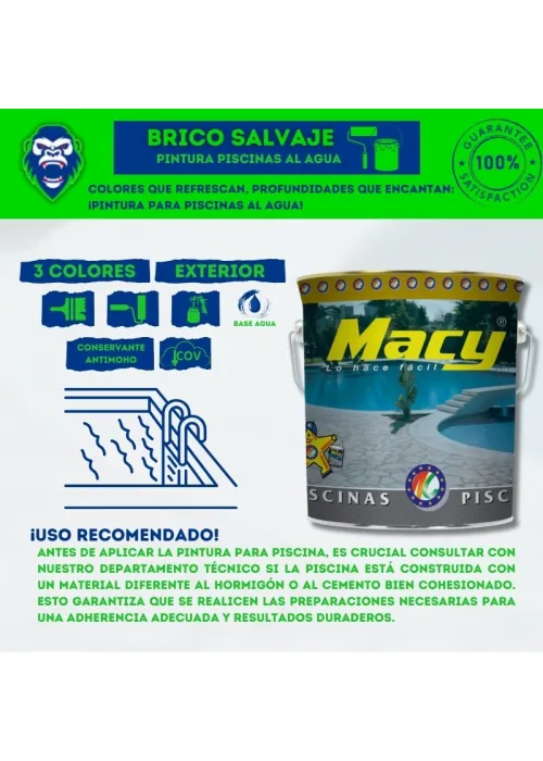 Recubrimiento para Piscinas de Uso Acuático