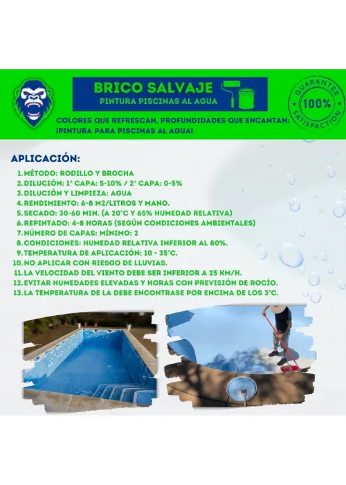 Recubrimiento al Agua para Piscinas