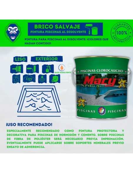 Pintura Piscinas al Disolvente Macy