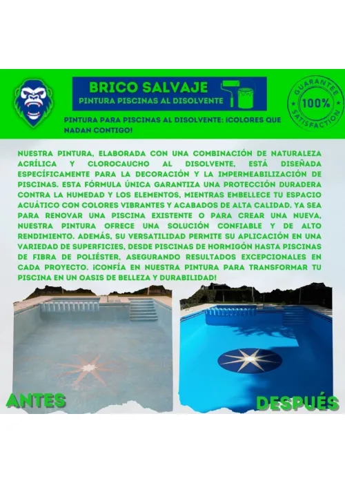 Pintura Piscinas al Disolvente Macy