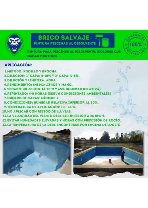 Pintura Piscinas al Disolvente Macy