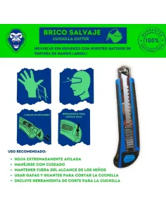 Cuchilla Cutter con Bloqueo Automático Virola 2