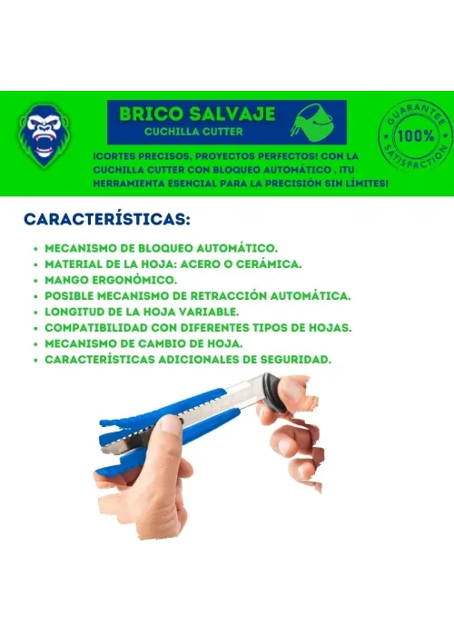 Cutter con Bloqueo Automático