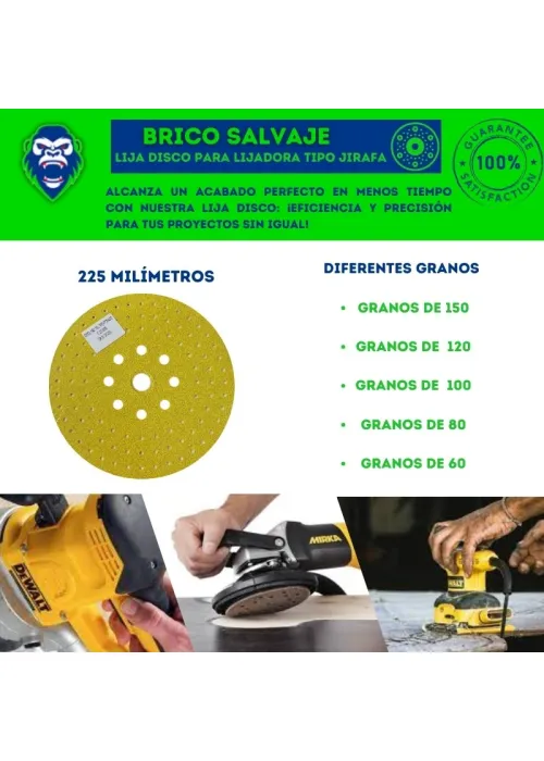 Lija Disco de 225 mm