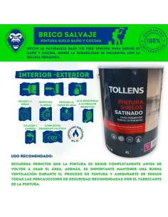 Pintura Suelo Baño y Cocina Tollens 2