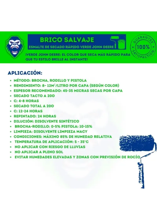 Pintura Esmalte de Rápido Secado Verde Pintura Esmalte de Rápido Secado Verde