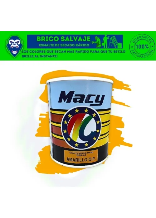 Esmalte Sintético Brillo de Secado Rápido, Amarillo O.P Esmalte Sintético Brillo de Secado Rápido, Amarillo O.P