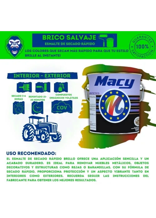 Pintura Esmalte Sintético Brillo de Secado Rápido Pintura Esmalte Sintético Brillo de Secado Rápido