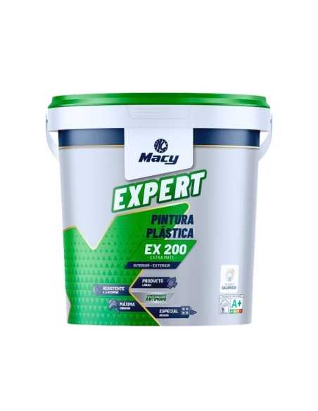 EX-200 Expert Blanco Puro: Pintura Plástica Mate de Primera Calidad de Macy