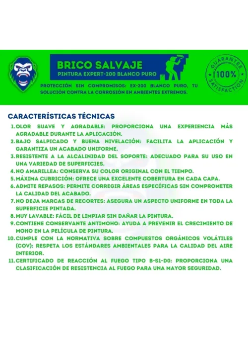 EX-200 Expert Blanco Puro: Pintura...