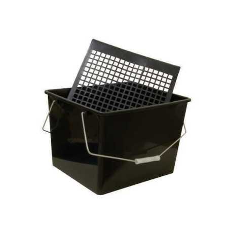 Cubeta de Plastico 16 Litros con Rejilla para Escurrir Rodillos