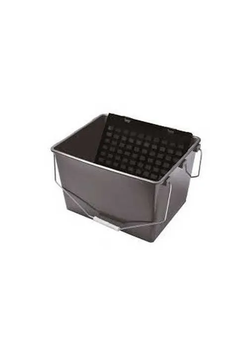 Cubeta de Plastico 16 Litros con Rejilla para Escurrir Rodillos