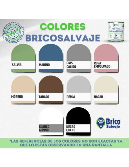 Tinta Acetinada para Azulejos Bricosalvaje