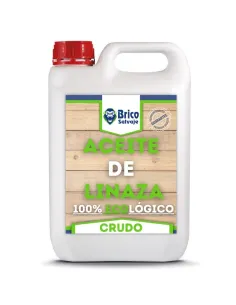 Óleo de Linha Cru para Madeira Bricosalvaje