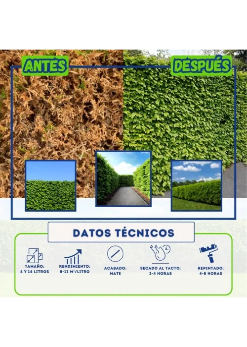 Pintura para Setos y Arbustos Bricosalvaje