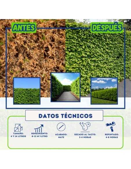 Tinta para Cercas Vivas e Arbustos Bricosalvaje