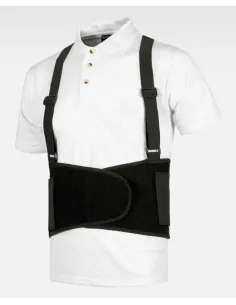 Faja Lumbar de Trabajo con Tirantes