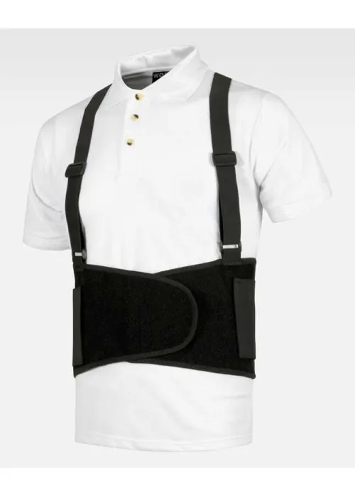 Faja Lumbar de Trabajo con Tirantes