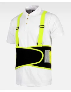 Faja Lumbar de Trabajo Alta Visibilidad