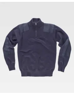 Jersey de Trabajo Cuello Alto de Algodón