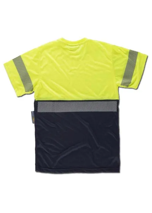 Camiseta de Trabajo Alta Visibilidad con Una Banda Reflectante