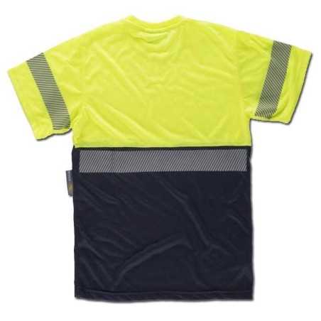 Camiseta de Trabajo Alta Visibilidad con Una Banda Reflectante