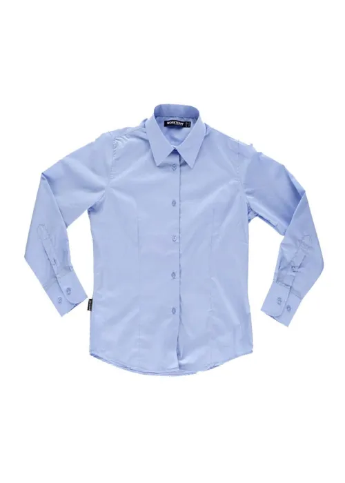 Camisa de Trabajo Manga Larga para Mujer