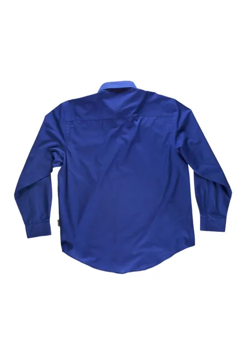 Camisa de Trabajo Básica de Manga Larga