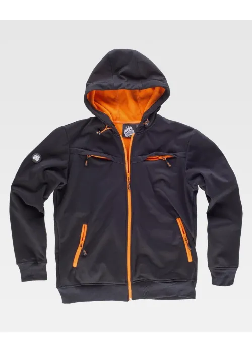 Sudadera Impermeable Workshell con cremallera